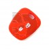 FUNDA MANDO FIJO CITROEN/PEUGEOT ROJO 2 BOTONES