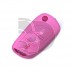 FUNDA MANDO CITROEN DS ROSA 3 BOTONES