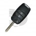 CARCASA MANDO PLEG KIA 2 BOTONES HYN14R