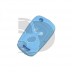 FUNDA MANDO PLEG OPEL AZUL CLARO  2 BOTONES
