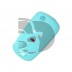 FUNDA MANDO PLEG OPEL AZUL CLARO  3 BOTONES