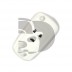 FUNDA MANDO PLEG OPEL BLANCO 3 BOTONES