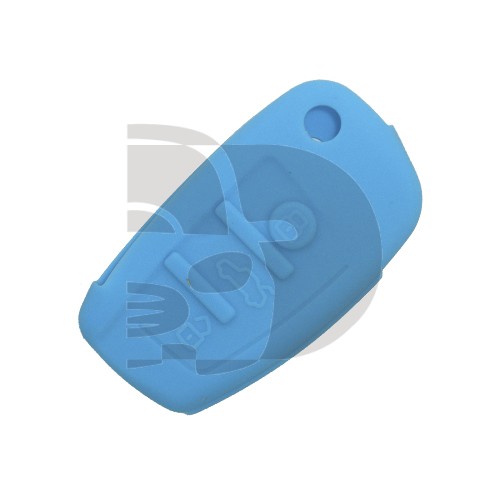 FUNDA MANDO AUDI AZUL 3 BOTONES