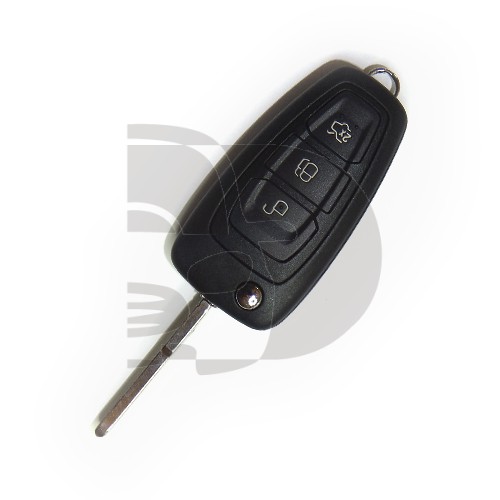 LLAVE+MANDO PLEGABLE FORD ID63 80BITS  HU101 3BOT
