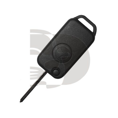 CARCASA MANDO PLEGABLE MERCEDES 1 BOTON HU64