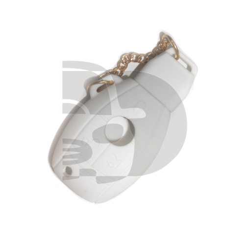 FUNDA MANDO MERCEDES BLANCO 3 BOTONES