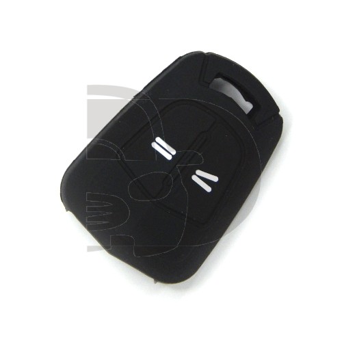 FUNDA MANDO FIJO OPEL NEGRO 2 BOTONES