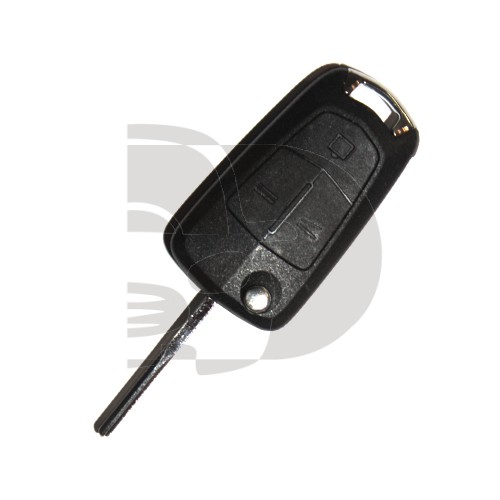 CARCASA MANDO PLEGABLE OPEL 3 BOT  HU100