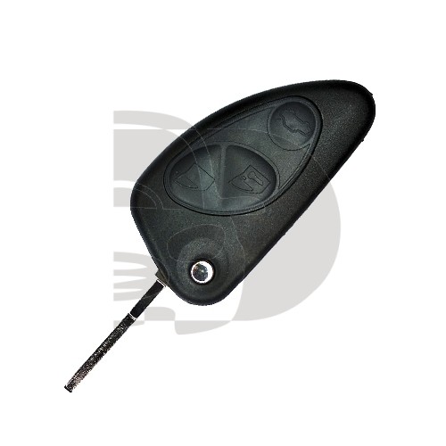 CARCASA MANDO PLEG ALFA ROMEO 3 BOTONES  SIP22