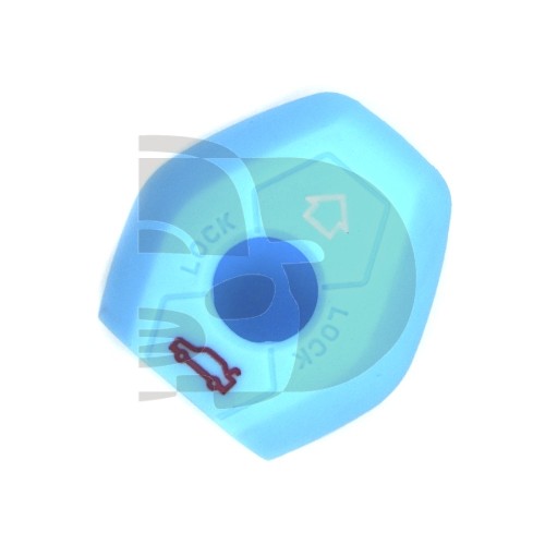 FUNDA MANDO FIJO BMW AZUL CLARO 3 BOTONES