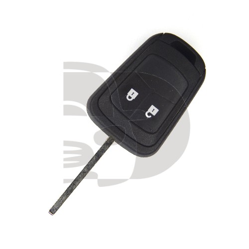 CARCASA MANDO FIJO CHEVROLET 2 BOTONES HU100