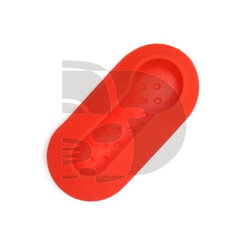 FUNDA MANDO FIAT/PSA ROJO 3 BOTONES