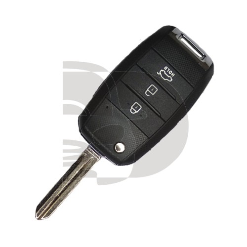 CARCASA MANDO PLEG KIA 3 BOTONES HYN14R