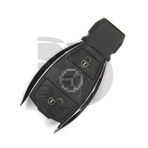 CARCASA MERCEDES 2 BOTONES CROMADA  NL