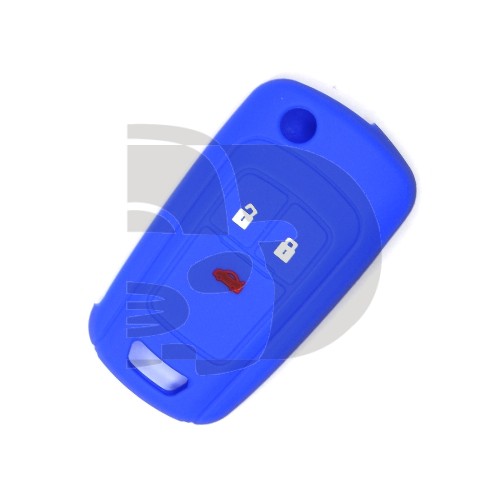 FUNDA MANDO PLEG OPEL AZUL OSCURO 3 BOTONES