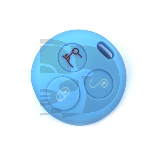 FUNDA MANDO FIJO SMART AZUL CLARO  3 BOTONES