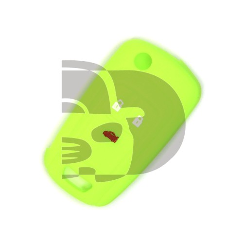 FUNDA MANDO PLEG OPEL VERDE CLARO 3 BOTONES