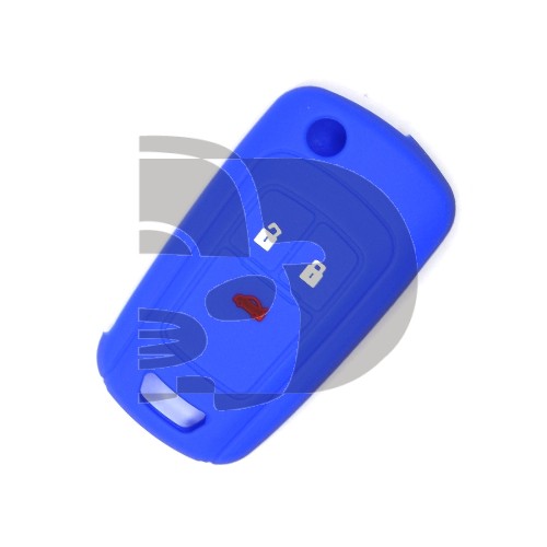 FUNDA MANDO PLEG OPEL AZUL OSCURO 3 BOTONES