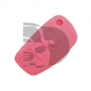 FUNDA MANDO AUDI ROSA 3 BOTONES
