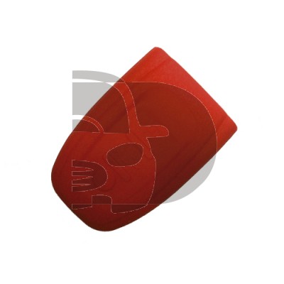 FUNDA MANDO AUDI ROJO 3 BOTONES (KEYLESS)