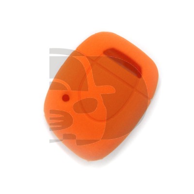 FUNDA MANDO FIJO RENAULT NARANJA 1 BOTON
