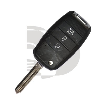 CARCASA MANDO PLEG KIA 3 BOTONES HYN14R