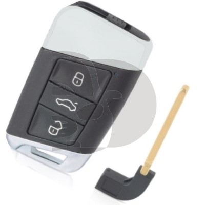 TELEMANDO KEYLESS VW ID48 MQB 3 BOT  HU162  PROX.