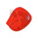 FUNDA MANDO FIJO RENAULT ROJO 1 BOTON INFRARROJOS