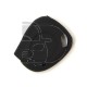 FUNDA MANDO FIJO RENAULT NEGRO 1 BOTON INFRARROJOS
