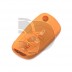 FUNDA MANDO CITROEN DS NARANJA 3 BOTONES