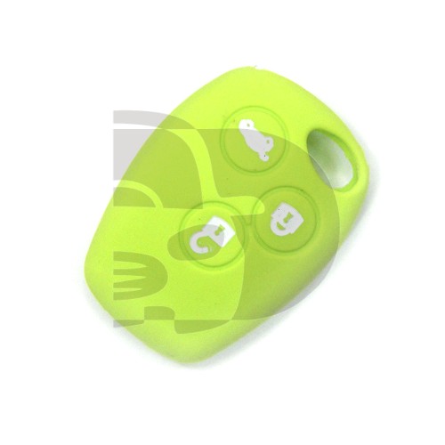 FUNDA RENAULT 3 BOTONES REDONDOS   - VERDE CLARO