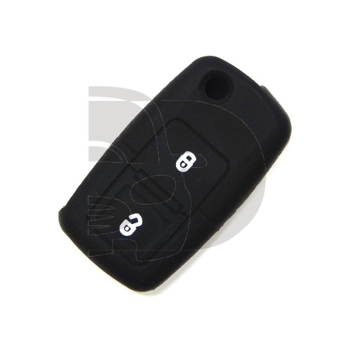 FUNDA MANDO VW-SEAT-SKODA NEGRO 2 BOTONES