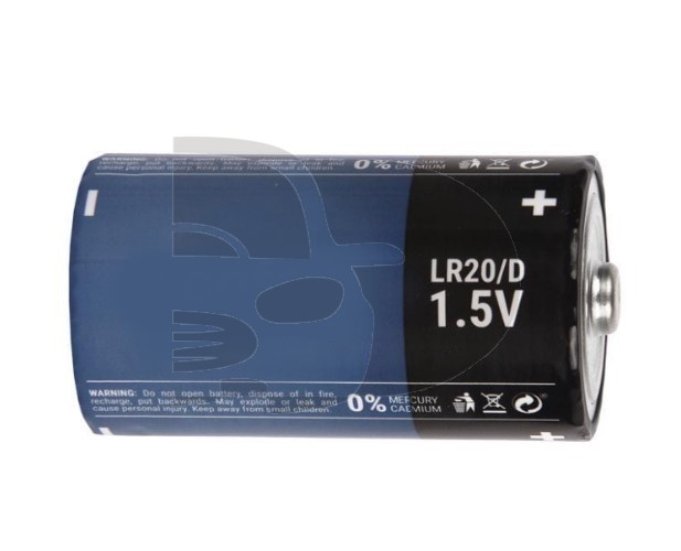 PILA ALKALINA LR20  PACK 2 UNID.