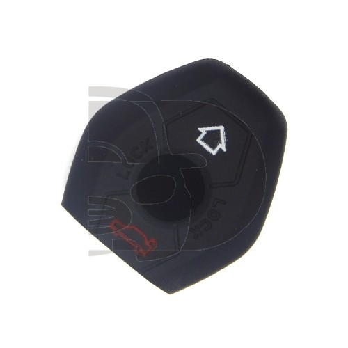 FUNDA MANDO FIJO BMW NEGRO  3 BOTONES