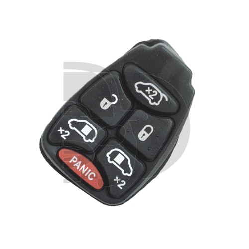 BUTTONS SET 6 BUTTONS CHRYSLER