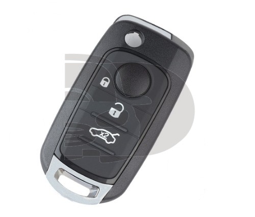 CARCASA MANDO PLEG. FIAT 3 BOTONES SIP22