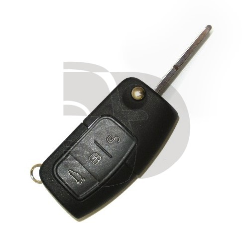 LLAVE+MANDO PLEGABLE FORD ID63 HU101  3 BOTONES