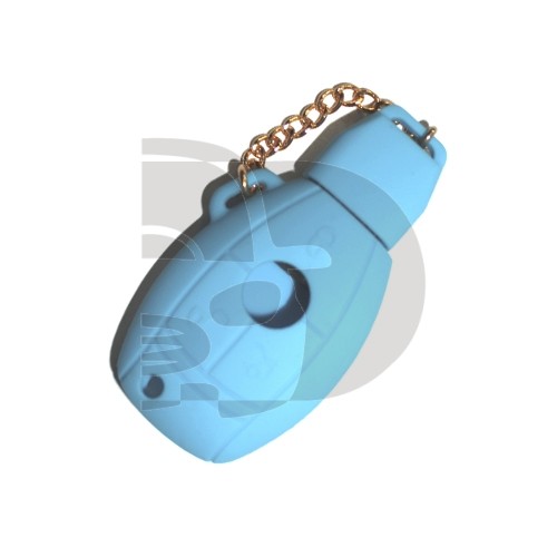 FUNDA MANDO MERCEDES AZUL 3 BOTONES