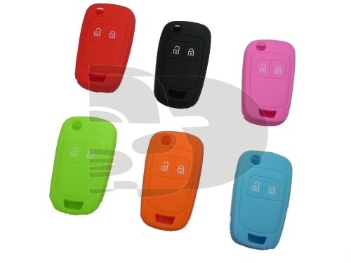 KIT FUNDAS MANDO PLEG OPEL 2 BOTONES