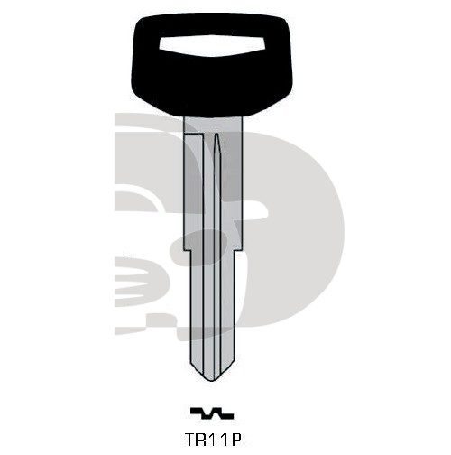LLAVE SENCILLA TOYOTA  TOY24