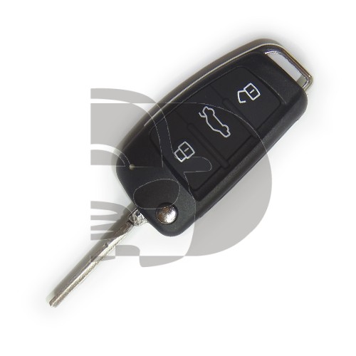 LLAVE+MANDO AUDI A4 (4E) 05-08 ID48 HU66 868MHz