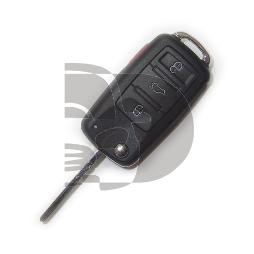 KEY AND REMOTE AUDI A08 03-10 ID46 HU66 3BOT+PANIC