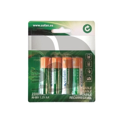 PILA ALKALINA LR6 / AA RECARGABLE  PACK 4 UNID.