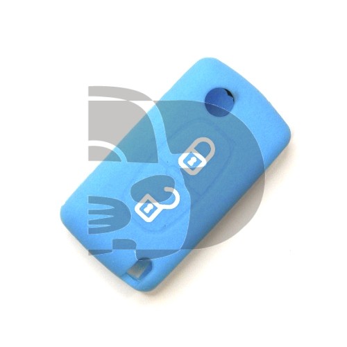 FUNDA MANDO CITROEN/PEUGEOT AZUL 2 BOT