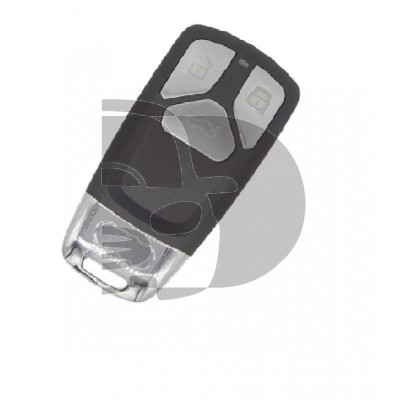 CARCASA MANDO KEYLESS AUDI 3 BOTONES