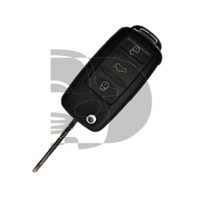 CARCASA MANDO PLEG. AUDI  A8 3 BOTONES  HU66