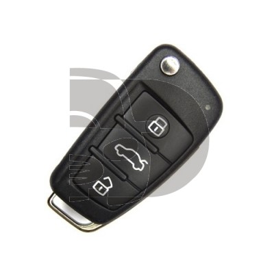 LLAVE+MANDO PLEG AUDI A6 2004-2011 ID8E 868MHZ HU6