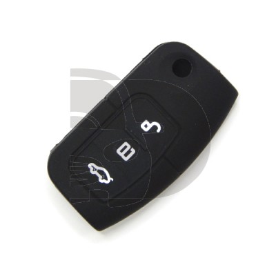 SHELL REMOTE FORD BLACK 3 BUTTONS