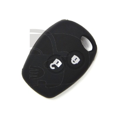 FUNDA RENAULT 2 BOTONES - NEGRO