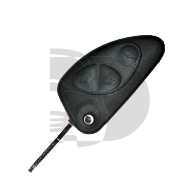 CARCASA MANDO PLEG ALFA ROMEO 3 BOTONES SIP22
